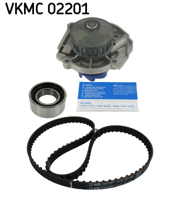 SKF VKMC 02201 Pompa acqua + Kit cinghie dentate